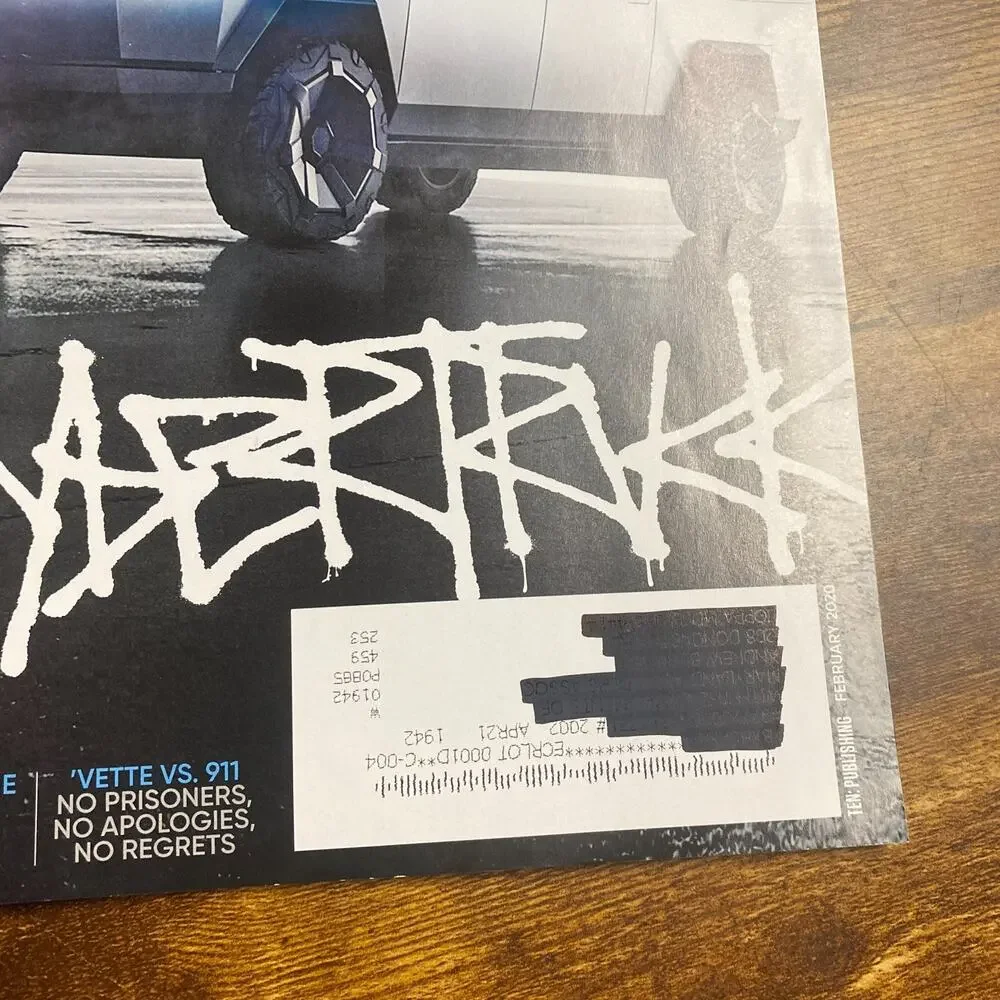 Motor Trend Magazine Feb 2020 Controversial TESTLA